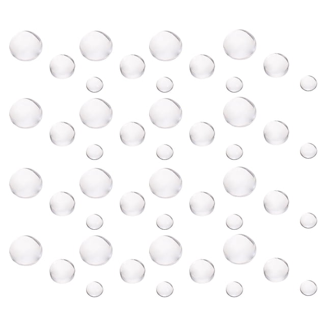 Minkissy 350pcs Aesthetic Stickers Resin Patches Transparent for DIY Projects and Phone Case