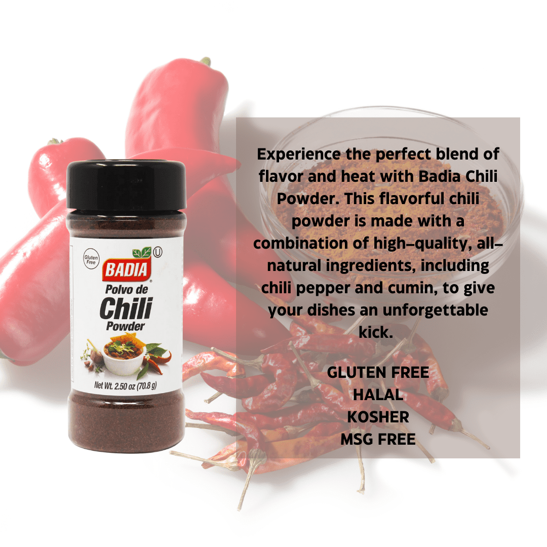 Badia Seasoning New Kitchen Starter 5 Piece Gift Set | Chili Powder, Garlic Powder, Italian Seasoning, Onion Powder, Paprika | Blank June Street Market Recipe Card (style may vary)