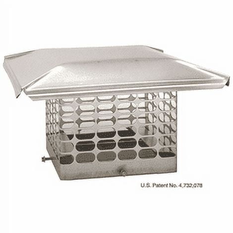 Forever Cap 8 x 8 smaller Single Flue S/S Pro Model