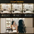 thumbnail image 6 of M optimized Vanity Desk with Mirror and Lights, Corner Makeup Vanity Desk, Large Dressing Tables with Charging, 5 Drawers, Shelves and Vanity Stool, 6 of 6