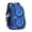 Blue and Purple, variant on Blue and Black Tie Dye Pattern Backpack for School, Cute School Bag with Adjustable Shoulder Straps and Padded Back, 16.9"x12.6"x5.9"