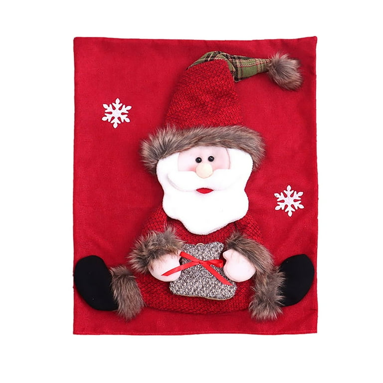 Bench Cushion 70 Inches Long Christmas Cartoon Chair Cover Flannel