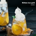 thumbnail image 4 of TNOBHG Cat-shaped Ice Molds Silicone Cat-shaped Ice Cube Tray for Cocktail Whiskey Reusable Eco-friendly Bpa-free Ice Molds Slow-melting Ice Cubes Kitty, 4 of 8