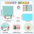 thumbnail image 4 of Tarjetas de Navidad GRADESIN Winter, paquete de 24 con sobres y pegatinas, 4 of 9