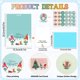 thumbnail image 4 of Tarjetas de Navidad GRADESIN Winter, paquete de 24 con sobres y pegatinas, 4 of 9
