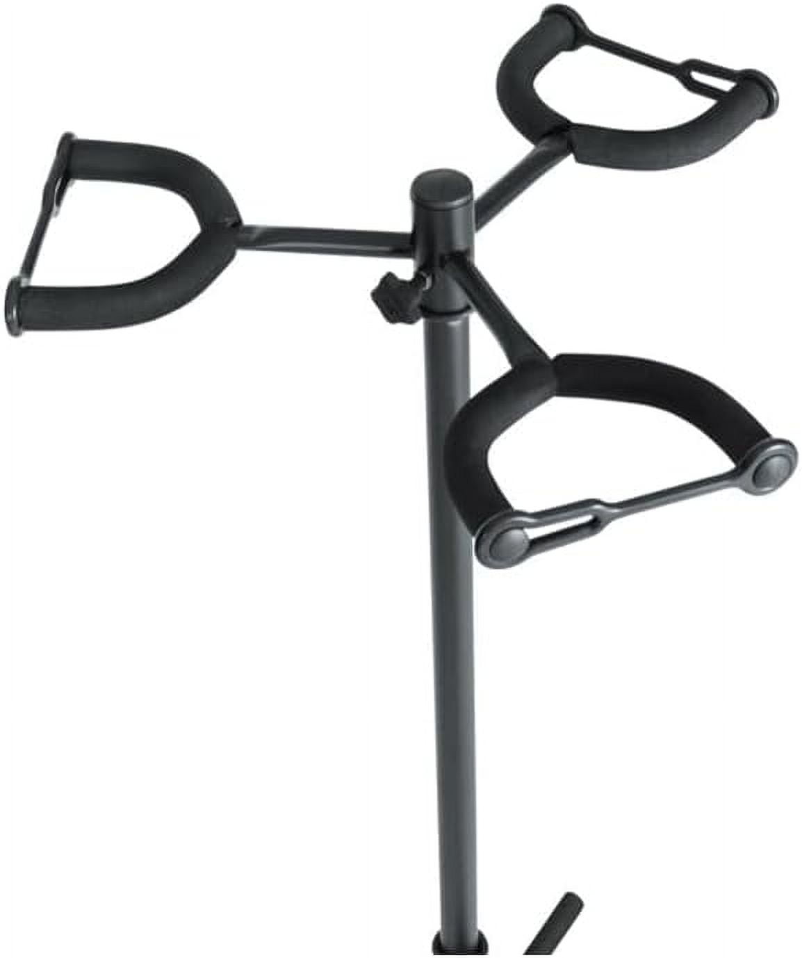 Likegreen Adjustable Triple Guitar Stand, Holds (3) Electric or Acoustic Guitars,Metal