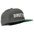 thumbnail image 5 of Director Embroidered Flat Bill Cap - Grey OSFM, 5 of 5