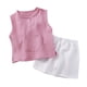 thumbnail image 1 of Traje de Cuello Redondo sin Mangas para Bebés Gaza de Doble Capa para el Uso Casual Desgaste Absorbente de Sudor Transpirable Cómodo, 1 of 9