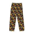 thumbnail image 3 of Lsque Mushrooms And Fern Stems Print Men's Pajama Pants, Lounge Pant - Comfortable Home Wear,Elastic Waistband, Stylish Design-Medium, 3 of 9