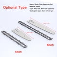 thumbnail image 4 of Lithium Chainsaw Chain and Guide Plate Set Electric Chain Saws Guide Bar Sawchain Kit Wood Cutting Power Tool Replacement Accessory, 4 of 6