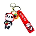 thumbnail image 2 of SPRING PARK Cartoon Panda Doll Keychain Key Ring Handbag Bag Charm Car Cell Phone Decor Ornament, 2 of 7