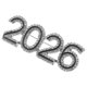 thumbnail image 1 of CRAFTHROU Broche Con Número 2026 Y De Rhinestones Para Usar En Bufandas Y, 1 of 8