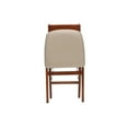 thumbnail image 3 of Stakmore Hardwood Traditional Music Back Adult Folding Chair - Light Cherry Frame & Blush Fabric, 3 of 8