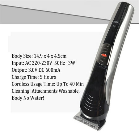 Professional 7 In 1 Rechargeable Electric Men Hair Beard Nose Cut