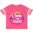 thumbnail image 3 of Inktastic I Love My Daddy Girls Girls Toddler T-Shirt, 3 of 5