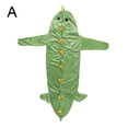 thumbnail image 1 of Dinosaur sleeping bag double-sided flannel wearable blanket thickened U8Y4HY78, 1 of 8