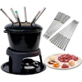 thumbnail image 4 of Less Steel Dessert Fork Cheese Chocolate Fondue Fruit Dessert Cake Fork, 4 of 5