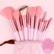 thumbnail image 2 of Juego de brochas de maquillaje con cerdas de nailon sintético de primera calidad, suaves y sin crueldad, para base impecable, colorete, polvo, 13 Uds., 2 of 5