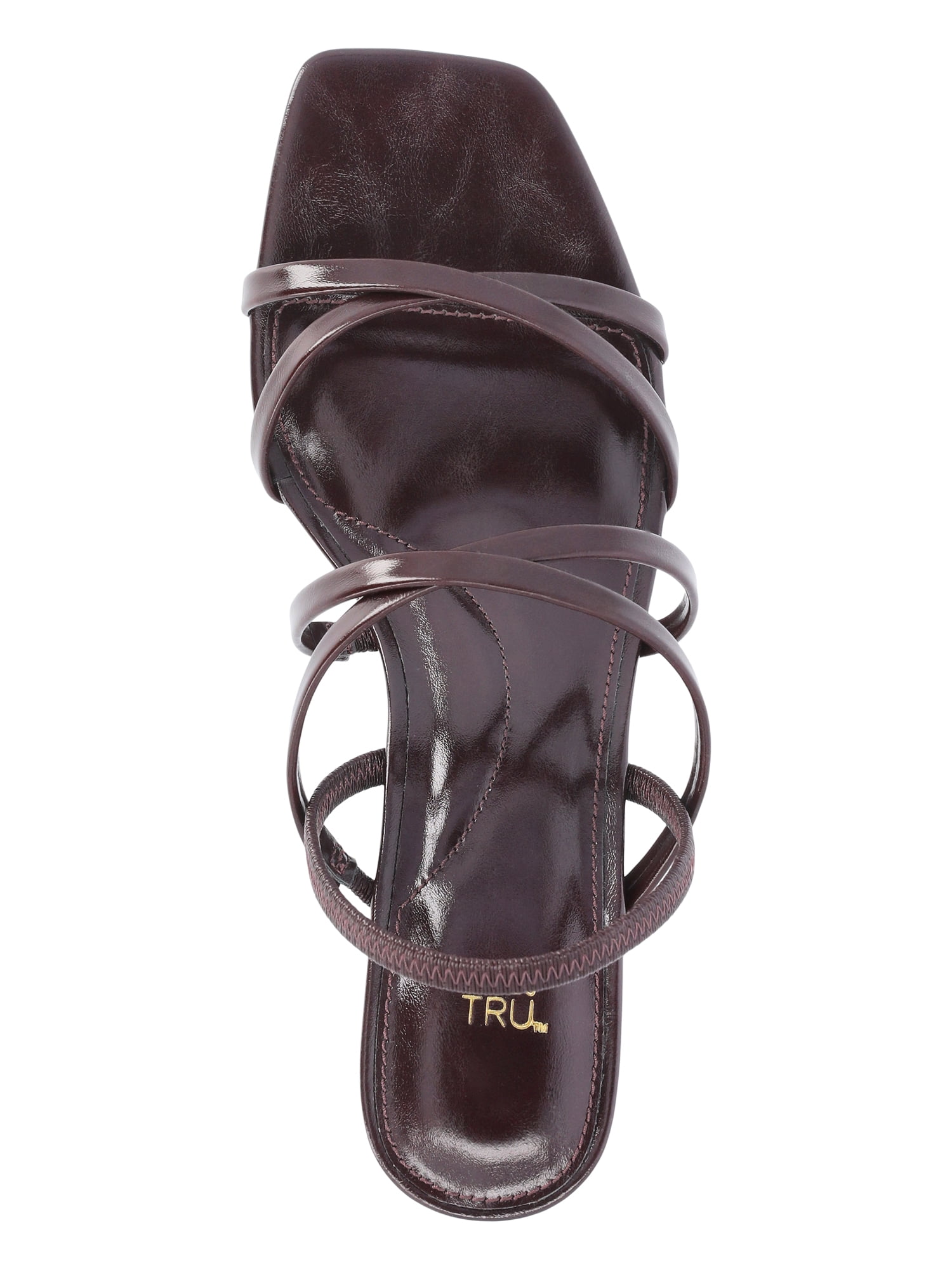 Time and Tru Women's Strappy Block Heel Sandals