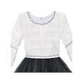 thumbnail image 4 of Girls Dress White And Black Hi-lo Party Dancing Pageant 6, 4 of 8