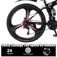 thumbnail image 5 of PRIJESSE 26" folding mountain bike  24 Speed Adult Bike with Dual Front Suspension & Double Disc Brake, High Carbon Steel Frame Anti-Slip Bicycle for Men and Women, 5 of 7