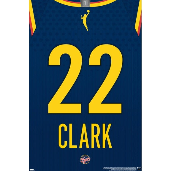 WNBA Indiana Fever - Caitlin Clark Jersey Wall Poster, 22.375" x 34"
