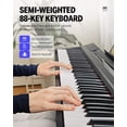 thumbnail image 2 of Piano digital Donner DEP-10 de 88 teclas semiponderado para principiantes, 2 of 7