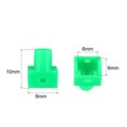 thumbnail image 3 of 20 Pcs Cubierta Protectora de Interruptor Táctil de Plástico Verde para Interruptor Táctil de 6x6, 3 of 3