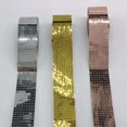 thumbnail image 2 of unbranded  2 Rolls Mosaic Wall Stickers Decorative Frames Square Mirrors for Golden, 2 of 8