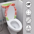 thumbnail image 3 of HELLHERO Watermelon Lid Cover Set for Toilet Elastic Bottom Toilet Lid Seat Cover & 2 Pcs Set Stretch Fits All Toilet Shapes, 3 of 7