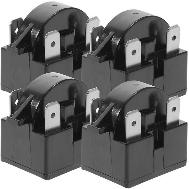 4PCS PTC Starter Relay for Refrigerator 4 pin Freezer Thermal Overload Protector