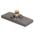 thumbnail image 3 of Drenaje de piso de cobre Drenaje de piso de ducha de flujo grande rectangular gris con cubierta para baño, 3 of 8