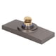 thumbnail image 3 of Desagüe de piso de cobre gris para baño, diseño moderno, desagüe de ducha rectangular de gran capacidad con rejilla, 3 of 8