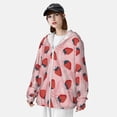 thumbnail image 3 of Fotbe Strawberries Chaqueta con Protección Solar UPF 50+ para Hombre y Mujer, Camisa con Capucha y Bolsillos-3X-Large, 3 of 7