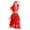 Red, variant on Adeawade Outfits For Girls Belly Dance Sequin Indian Dance Hallomas Wear Sets Lovely Playsuit Hot Pink 3-4 Years