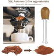 thumbnail image 4 of Agitador de café expreso, agitador de café expreso con mango de madera de alto rango, agitador de café expreso barista profesional, 4 of 8