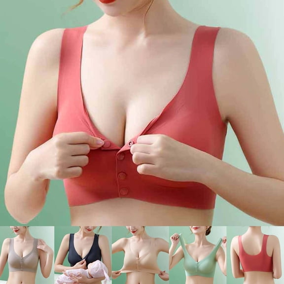Vetsdori Womens Breastfeeding Nursing Bras Bralette Lace Maternity Bras Pumping Cozy Soft Lightweight Bra for Women Wireless