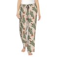 thumbnail image 1 of Fotbe Cowboy Christmas Trees Pantalones de Pijama para Mujer, Pantalones de Dormir, Pantalones Pj con Cordón y Bolsillos-Large, 1 of 6