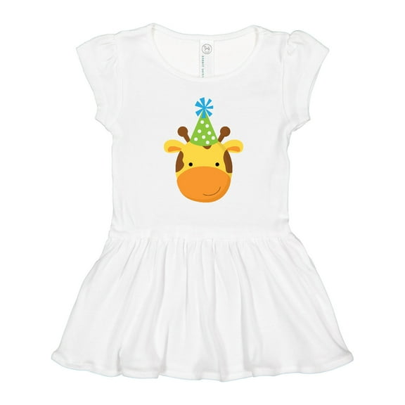 Inktastic Giraffe Jungle Birthday Girls Toddler Dress