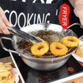 thumbnail image 4 of Frying Pot Tempura Fryer Pan Deep Fryers with Oil Drain Rack Fried Chicken Cooking Tools(B1 20CM), 4 of 7