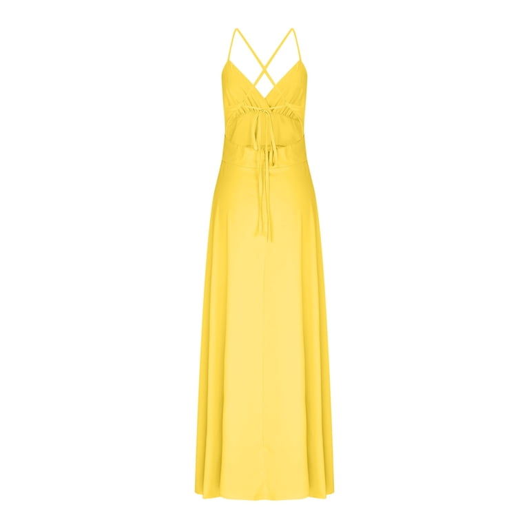 elegant strappy v neck dress AiiRZ Women's Sage Green Satin V-Neck Strappy Maxi Dress Elegant Bustier Style Evening Party Summer Wedding Guest Formal Sleeveless Long Dress,M