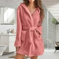 thumbnail image 2 of Women's Towel Robe with 2 Pockets Breathable Comfortable Rompers for Women Girl Female, 2 of 5