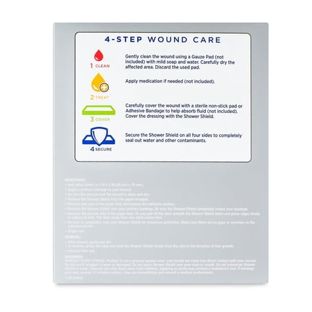 EQUATE CLEAR SHOWER SHIELDS, 4 COUNT