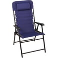 thumbnail image 1 of Fabric High Back Folding Chair - Navy Blue, 1 of 1