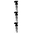thumbnail image 1 of Minnieouse 1 par de medias altas hasta el muslo sobre la rodilla calentadores de piernas universales accesorios de mujer Día de San Valentín Type1 NO1, 1 of 6