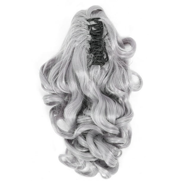 Piezas de cabello Clip de extensión de cola de caballo de cabello humano Extensiones con clip Extensión de cabello de cola de caballo ondulado Extensión de cabello trenzado ANGGREK Otros
