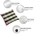 thumbnail image 6 of Qinduosi  Set of 2 Checkered Decorative Throw Pillow Covers Cushion for Couch Sofa Home Decor  18x18in, 6 of 7