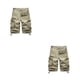 thumbnail image 4 of Pantalones cortos Cargo Qarigey para hombre Caqui 2piezas, 4 of 6