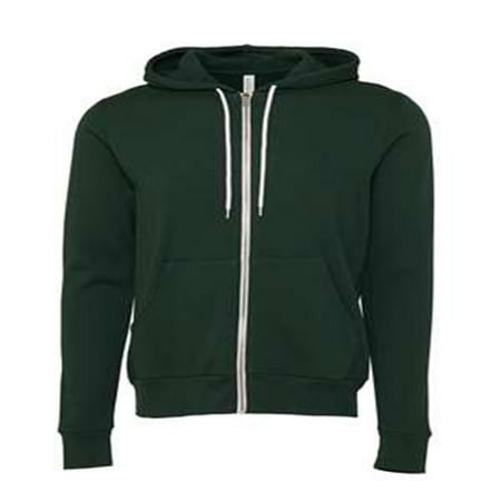 BELLA + CANVAS Unisex Sponge Fleece Full-Zip Hoodie | Walmart Canada