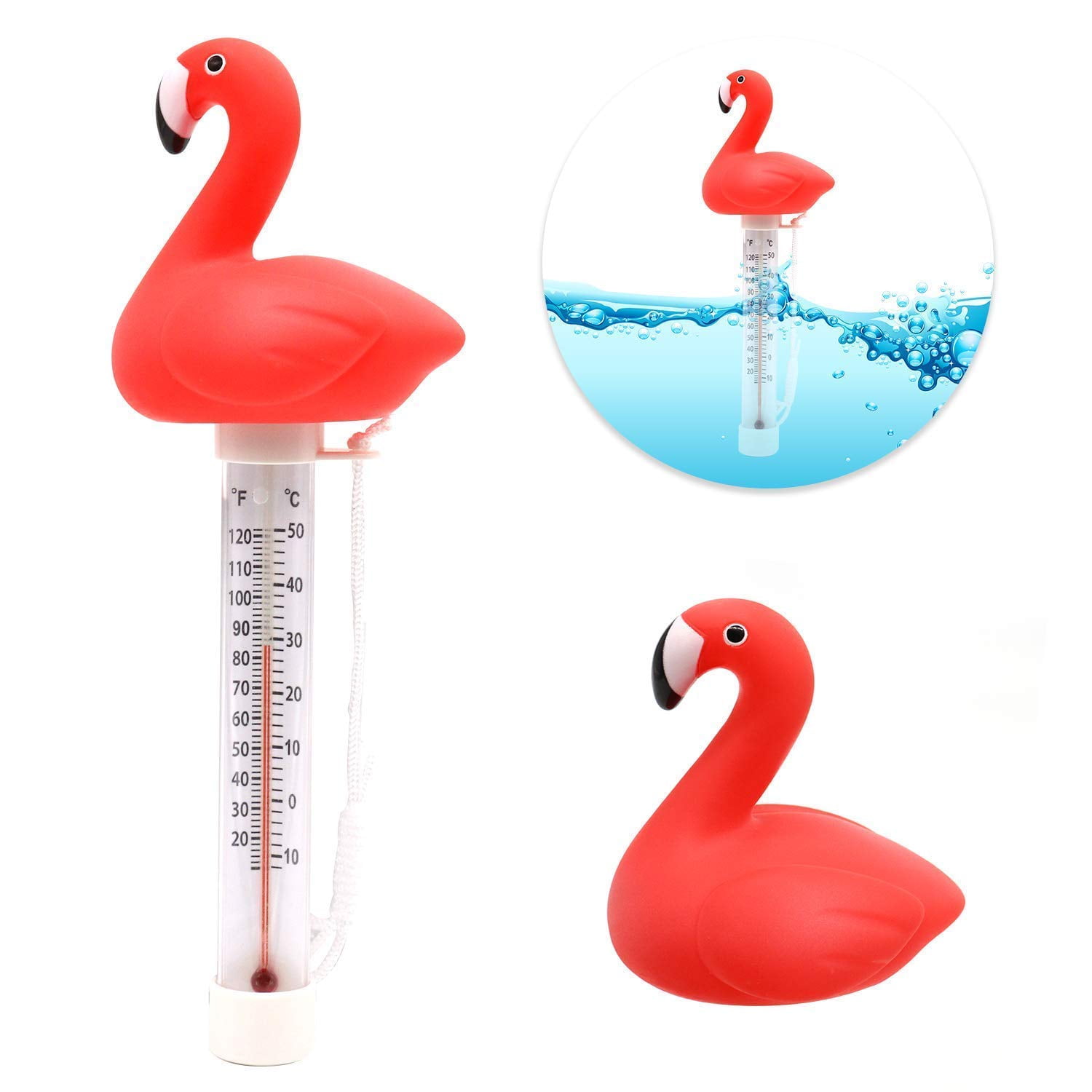 Floating Durable Pool Thermometer Water Thermometer for Pond 